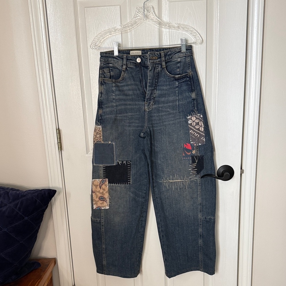 Pilcro Indigo Denim Trousers